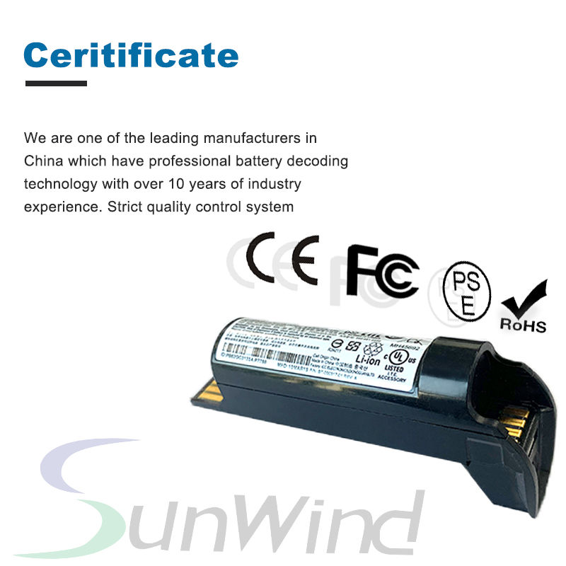 OEM NEW Rechargeable Replacement Lithium ion Battery Zebra DS2278 BT-000317-01 3.7V 2500mAh 9.25Wh Scanner Bateria